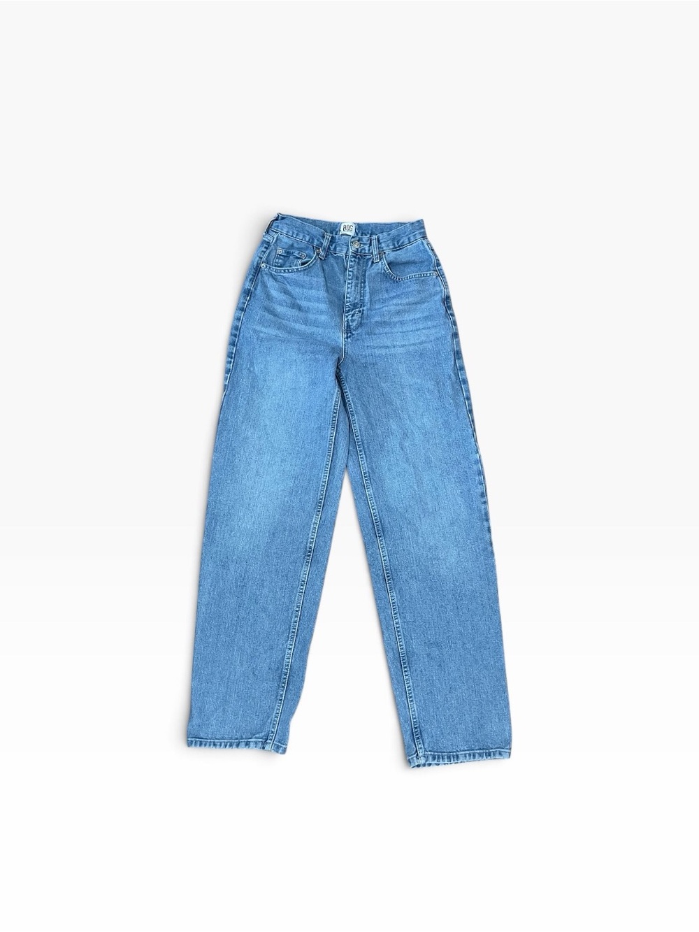 BDG Urban Outfitters High Rise Baggy Jeans Size 28 Light Wash Wide Leg Y2K 90s